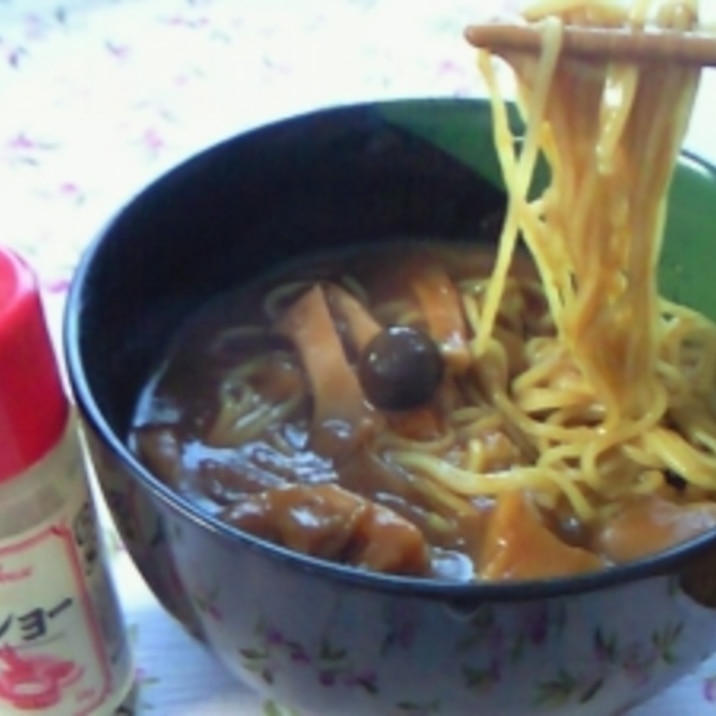 カレーの残りで たまには 和風カレーラーメン レシピ 作り方 By Mama Papa 楽天レシピ